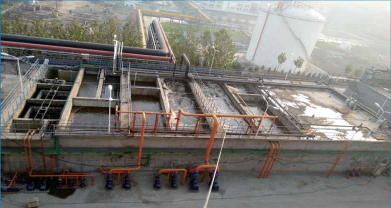 煤化工廢水2000m3d,采用AO+MBR膜出水水質達到一級A排放標準