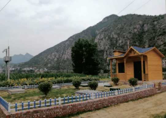 林州市木家莊村農村人居環境整治(污水處理站)處理規模:100m3d